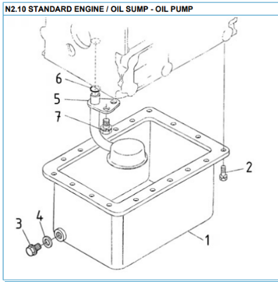 Billede af Olie pump reservedele til nanni N2.10