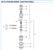 N2.10 Injection Nozzle Nanni diesel