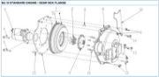 Nanni 2.10 gear box flange reservedele 