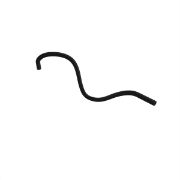 TY22324: Tank to Check Valve Hose John Deere part - Original