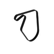 DZ119522: Engine Fan Drive V-Belt, Effective Length 1630 mm (64.2 inch) John Deere part - Original