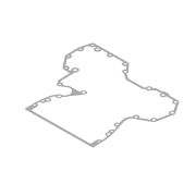 R545883: Engine Timing Gear Cover Gasket John Deere part - Original