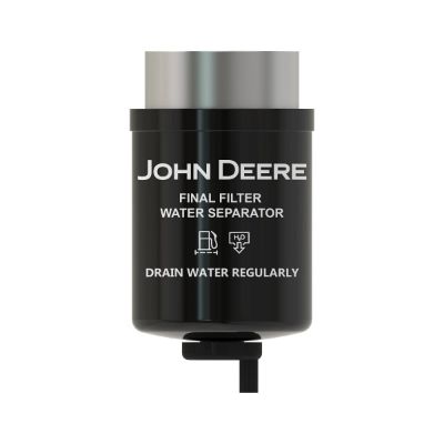 RE62418: Fuel Filter with Drain Valve John Deere part - Original